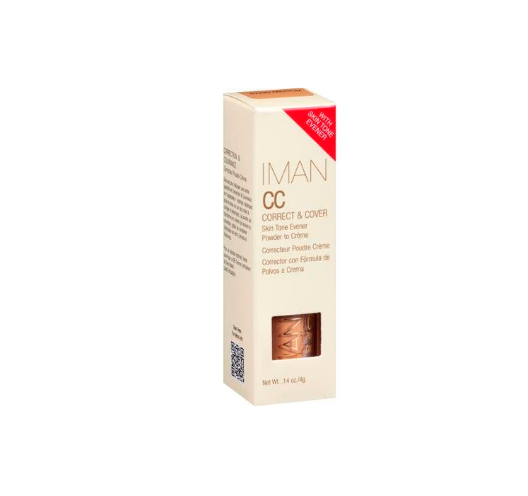 IMAN CC Correct & Cover Powder to Creme Concealer - Clay Medium Deep - oddros.shop